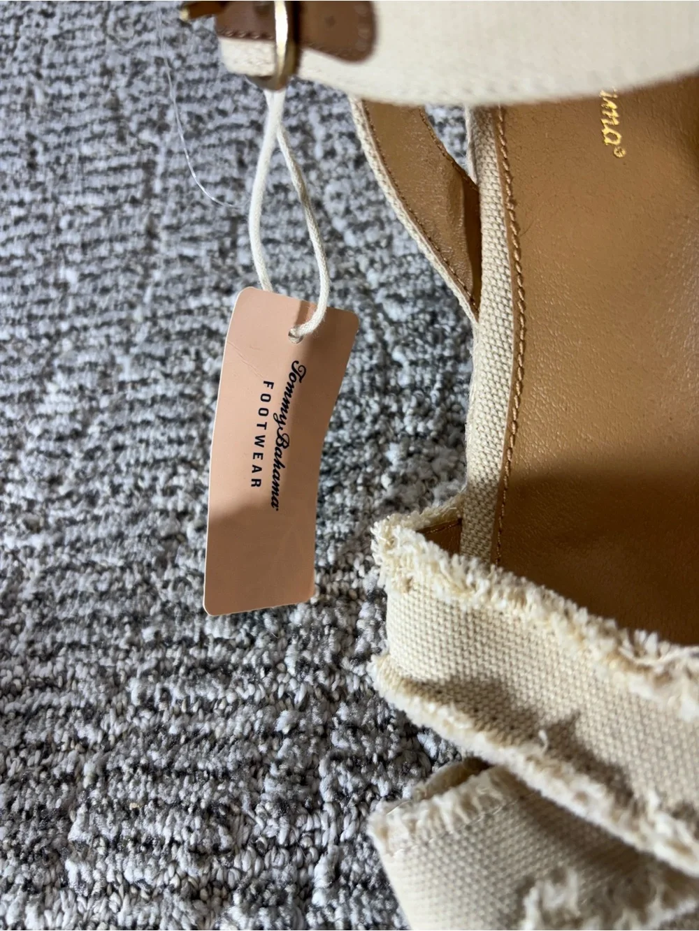 NEW Tommy Bahama Size 8.5 Bethany Espadrille Wedge Sandals
